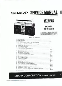 Sharp Service Manual für GF-9696 H englisch Copy - Picture 1 of 1