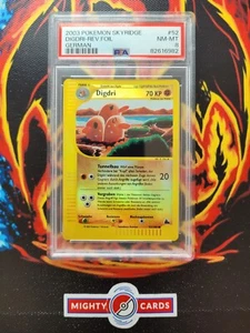 Pokemon Karte Dugtrio Digdri 52/144 Skyridge Set Reverse Holo PSA 8 NM - MINT - Bild 1 von 2