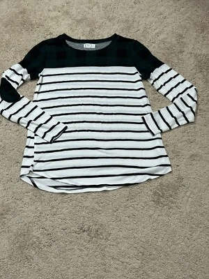 Maurices Womens Sweater Size Small Multicolor Striped Soft Classic Casual - Image 1 of 4