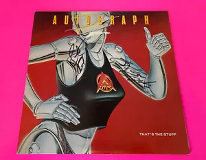 AUTOGRAPH RANDY RAND STEVE LYNCH SIGNED THATS THE STUFF VINYL LP *EXACT PROOF* - Picture 1 of 6
