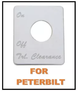Toggle Switch Plate (Peterbilt) Trailer Clearance - On/ Off - Picture 1 of 1
