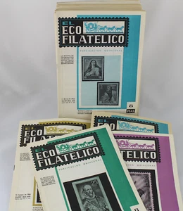 Antigua Revista EL ECO FILATELICO Año 1966 Completo, 22 Tomos - Picture 1 of 6