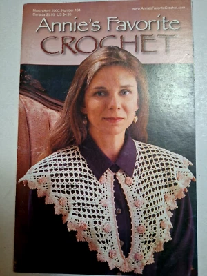 Muñeca Vestido Mantón Adornos Sombrero Annies favorito Crochet Folleto 2000 Marzo Abril Foto 1 de 4