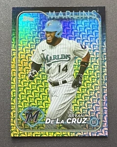 2024 Topps Serie 1 Bryan De La Cruz Vacaciones Pascua Lámina Miami Marlins #215 - Imagen 1 de 2