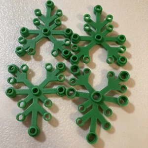 LEGO Menge 4 grün 6x5 große Pflanzenbaumblätter - Bild 1 von 1