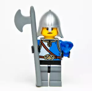 LEGO Castle King's Knight Minifigure (cas521) Kingdoms Scowl - Picture 1 of 6