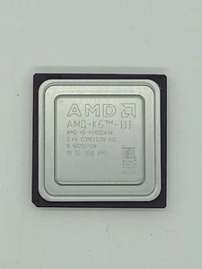 AMD Micro Devices K6-iii+/400 kit 400 MHz/256 KB/100 MHz sock retropc vintage - Foto 1 di 2