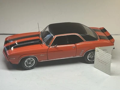 Franklin Mint 1969 Chevrolet Camaro Z/28 1:24 литой оранжевый ЧИТАЙТЕ - Изображение 1 из 4