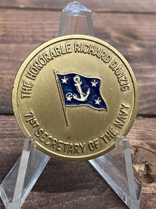 Seltene US Navy - 71st Secretary of the Navy - Richard Danzig Challenge Münze - Bild 1 von 4