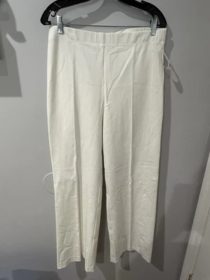 $138 Karen Kane Women's White Polyester Wide-Leg Presley Pants Size L U - Image 1 of 4