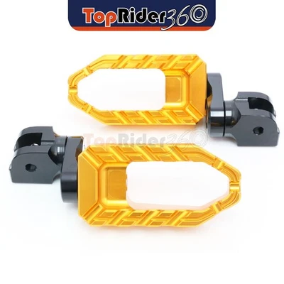 GOLD 25mm Extended BUZZ Front Foot Pegs For Kawasaki Versys 1000 LT 15-22 21 20 - Imagem 1 de 4