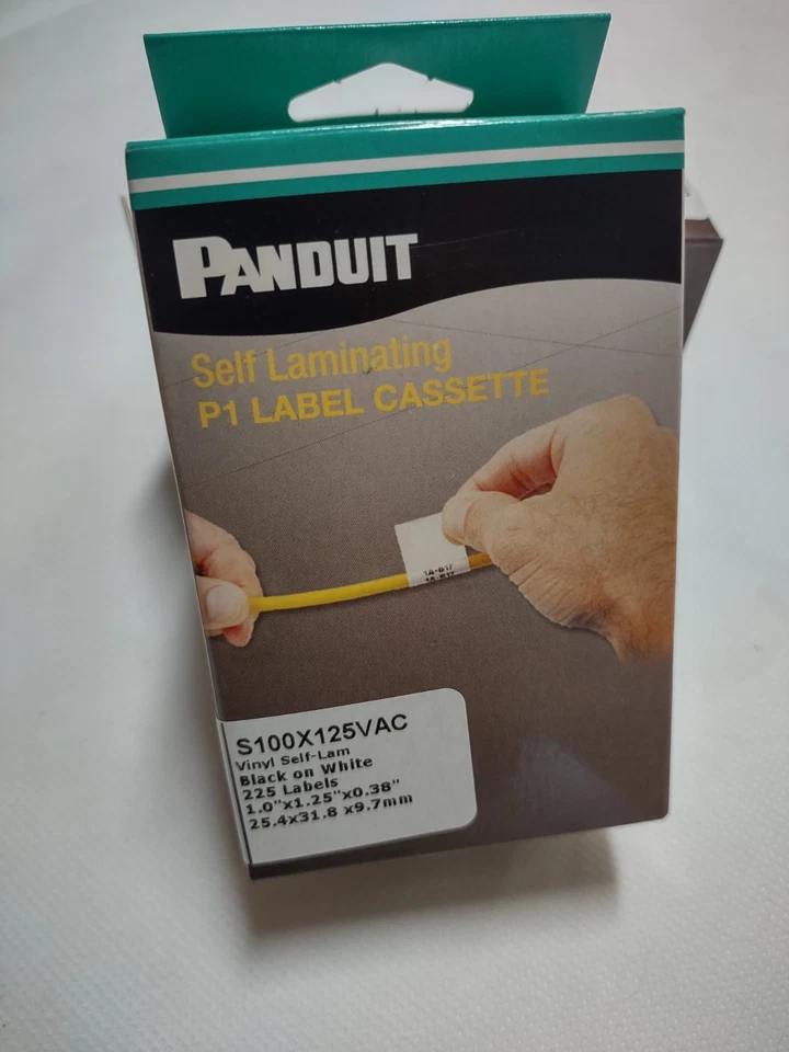 Panduit Self Laminating P1 Label Cassettes - S100X125VAC - Image 1 of 1