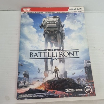 Star Wars Battlefront Prima Official Game Guide 2015 Ps4 Xbox PC Good Condition  - Image 1 of 3