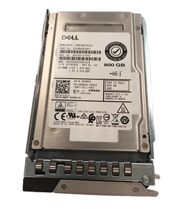 Dell 800GB SAS 12Gbps 2.5" SSD DHRVV KPM5XMUG800G With R640 R740 CADDY-four HDDS - Photo 1/4