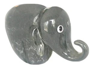 Elefant Juliana Objet D’arts Glas Briefbeschwerer Ornament kleine Figur 5,5" - Bild 1 von 9