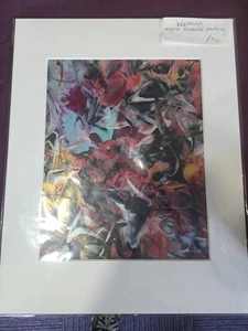Original Signed Encaustic Wax Painting By Rachel Joy "Warming"  14in By 11inch - Picture 1 of 2