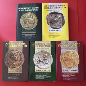 Ancient Coin Collecting Wayne Sayles 5 Volumes 1-5 - Picture 1 of 8