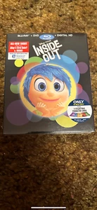 Inside Out (2015) Blu Ray+DVD- 5 Collectible Cards- BRAND NEW - Picture 1 of 2
