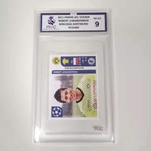 Panini Robert Lewandowski 9 - 412 Rookie Champions League 2011-2012 sticker - Picture 1 of 7