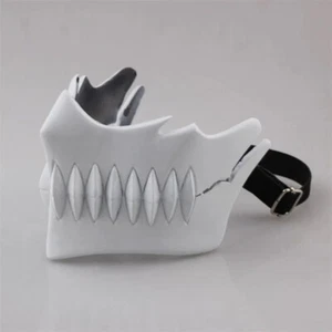 Anime BLEACH Tear Halibel Half Face Mask Accessories Custom Cosplay Costume Prop - Picture 1 of 6