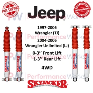 Skyjacker Shocks Set 0-3" Front & 1-3" Rear Lift For 97-06 Jeep Wrangler TJ 4WD - Picture 1 of 12