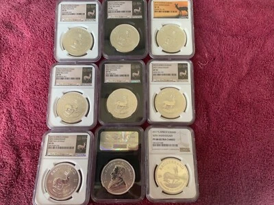 2017 1 oz krugerrands  set - Image 1 of 4