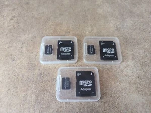 LOT OF 3 PACKS MICRO CENTER 256GB CLASS3 UHS U1 MICRO SD SDHC + ADAPTER - Picture 1 of 3