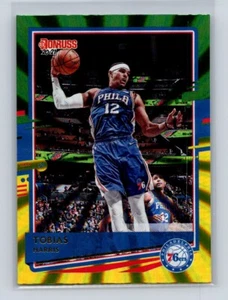 2020 Donruss #178 Tobias Harris SP Yellow Green Laser - Picture 1 of 2
