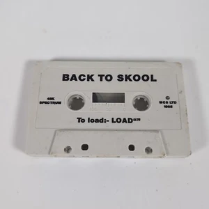 *Cassette Only* Back to Skool Sinclair Spectrum 48k Video Game PAL - Imagen 1 de 4