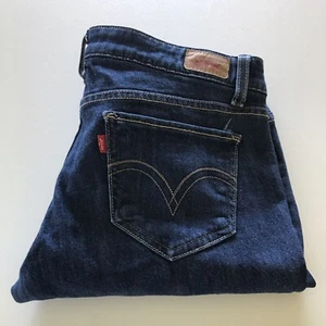 Levi's Too Superlow 524 Women's Blue Denim Jeans Size 9 Medium Zip Fly - Bild 1 von 8