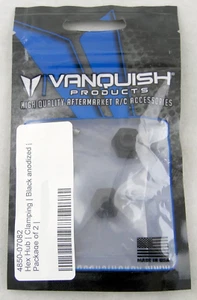 12mm Hex Hub Black Anodized (2-Pk) - Vanquish #VPS07082 - Picture 1 of 3