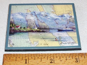 ALASKA'S BRENDA SCHWARTZ ""PT. IMÁN RETRO"" IMPRESIÓN MARINA EN UN IMÁN DE 3 1/2"" X 2 1/2 - Imagen 1 de 8