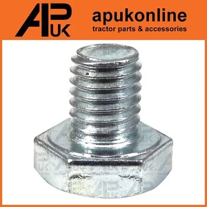 Gewindestift M10 x 12 mm Schraube verzinkt für John Deere Traktor Mähdrescher - Bild 1 von 3