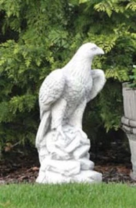 Adler (S103046) Tiere Vögel Vogel Gartenfiguren Steinguss Deko Statuen 60 cm - Bild 1 von 1
