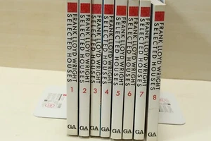 GA Frank Lloyd Wright Selected Houses 8vol Definitive edition of Wright's Works - Picture 1 of 24