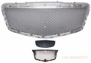 Fits for 2014-2015 Cadillac CTS Sedan Front Hood Grille Grill Chrome - Foto 1 di 1