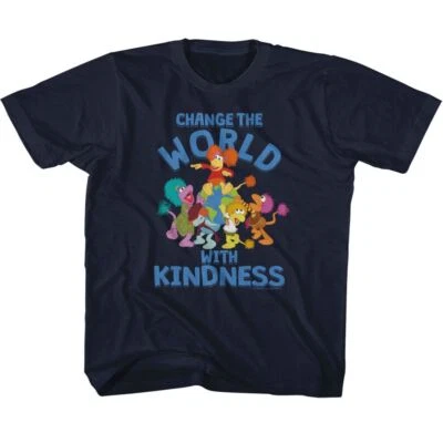 Camiseta de TV Fraggle Rock Change The World para niños Foto 1 de 3