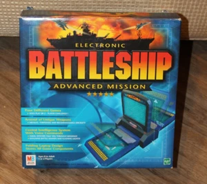 Electronic Battleship Advanced Mission Game Milton Bradley 2000 Complete Works - Picture 1 of 6