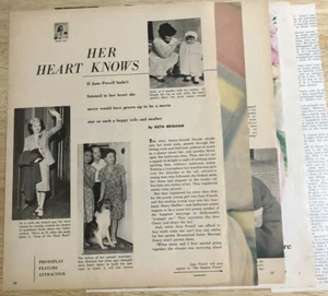 1952 JANE POWELL - Vintage Zeitschriftenartikel mehrseitig - Bild 1 von 10