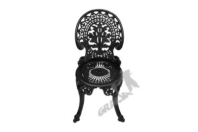 LEICHTER Gartenstuhl Gusstuhl Gusseisen Guss Stuhl Gartenmöbel Terrasse Balkon - Bild 1 von 4