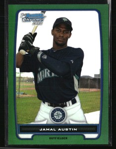 Jamal Austin 2012 Bowman Chrome Prospects Green Refractors #BCP146  Baseball