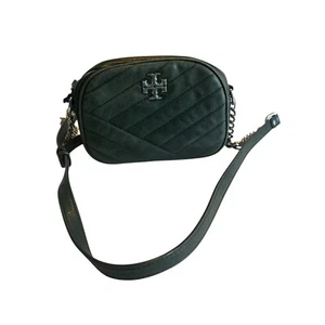 Tory Burch Kira Chevron Leder Kameratasche - klein in Devon Sand - Bild 1 von 16