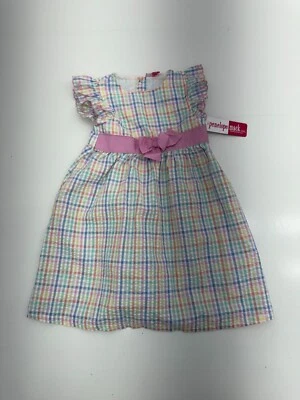 Vestido Penelope Mack Multicolor a Cuadros Sin Mangas Niñas Talla 4T Foto 1 de 4