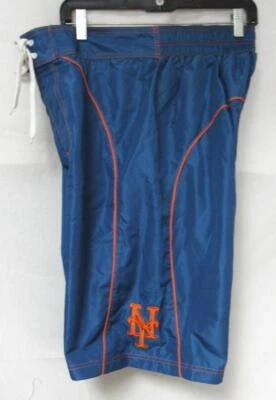 Bermuda de natação/shorts de prancha New York Mets masculina tamanho grande C1 5157 - Imagem 1 de 4