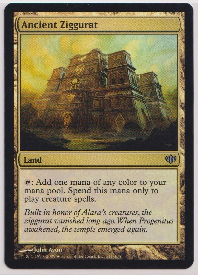 Magic: The Gathering Ancient Ziggurat Conflux Foil Land (LP) - Image 1 of 1