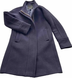 J.Crew Wollmantel Gr. 2T italienisches Stadiontuch Nello Gori dunkelblau Erbsenmantel * - Bild 1 von 16