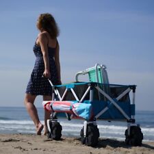 Folding Beach Outdoor Wagon Cart Camping Garden Shopping Cart