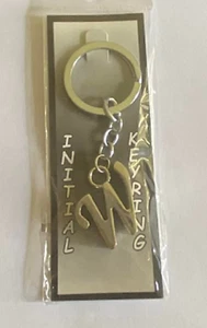 Alphabet Initial Letter W Silver Chain Keyring Birthday Gift Celebration - Picture 1 of 1