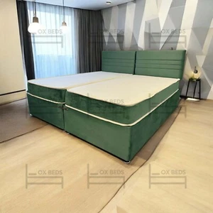 Hotel Zip & Link Divan Bed with Storage – King / Super King – Eco Firm Mattress - Picture 1 of 26