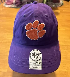 Cappello regolabile Clemson Tigers NCAA '47 marca viola da donna - Foto 1 di 6